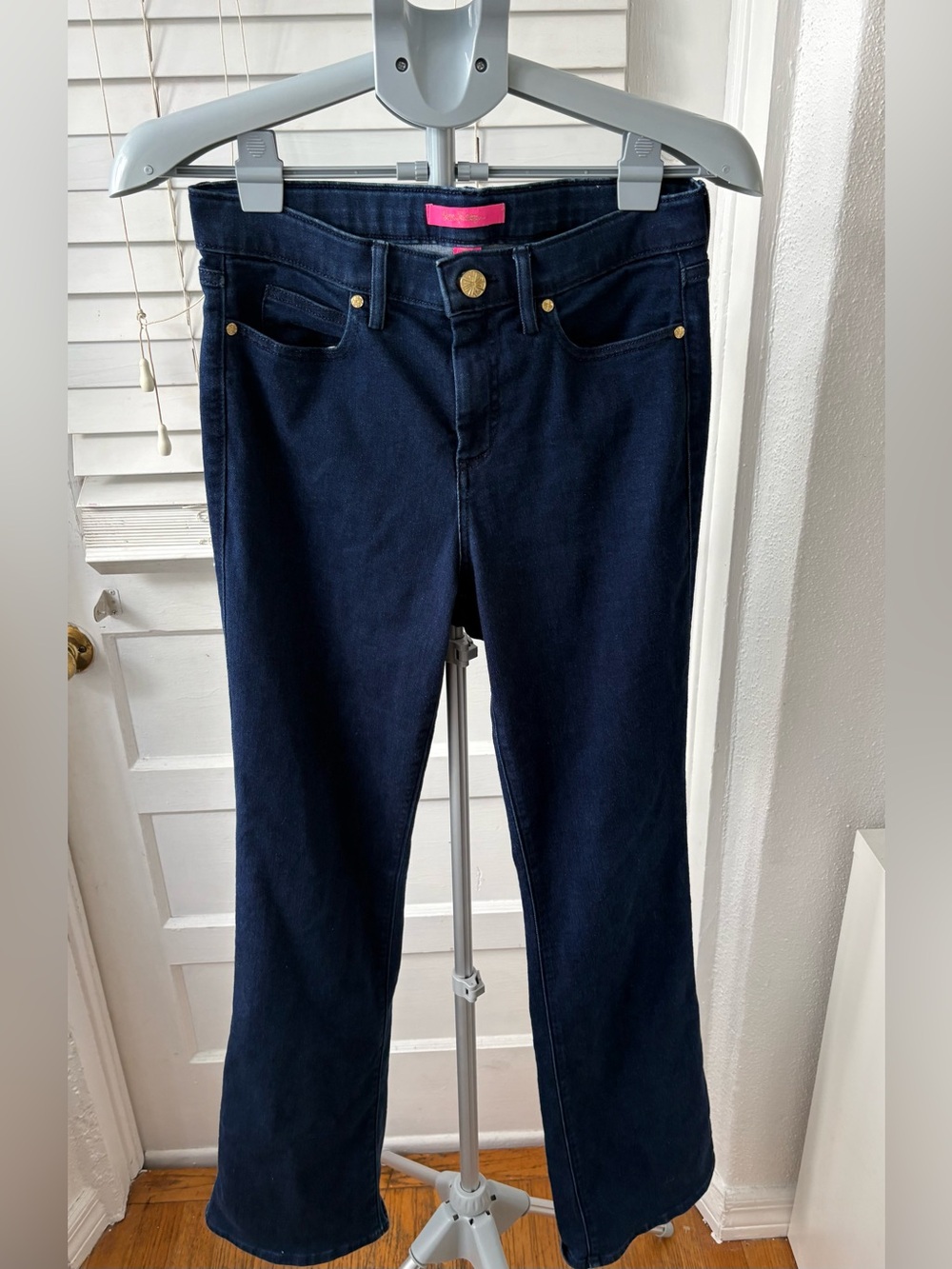 Lilly Pulitzer Dark Wash Stretch Bootcut Jeans Size 8